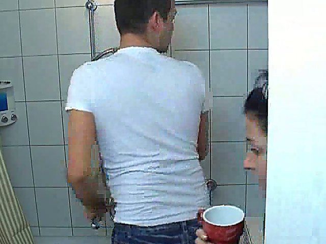 This babe is slippery when wet shower