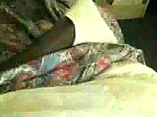 Ivory skinned babe is left gaping