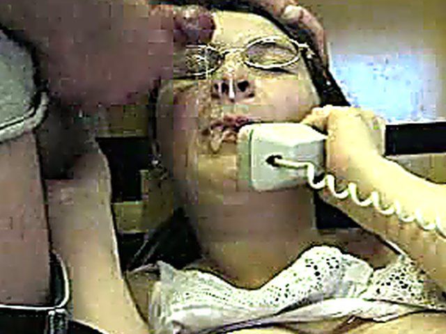 A MILF takes a call and a load 