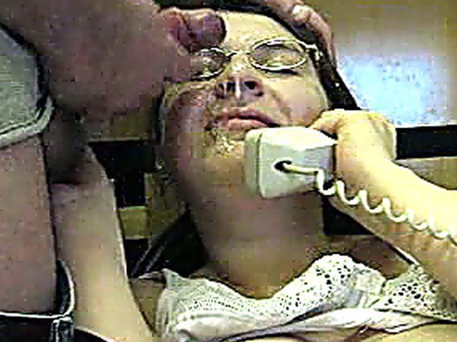 A MILF takes a call and a load 