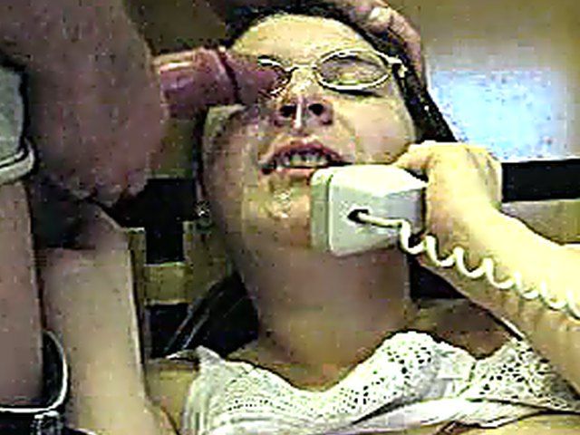 A MILF takes a call and a load 