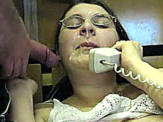 A MILF takes a call and a load 