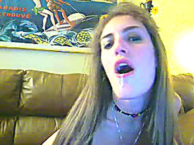 Pretty brunette takes a thick shaft