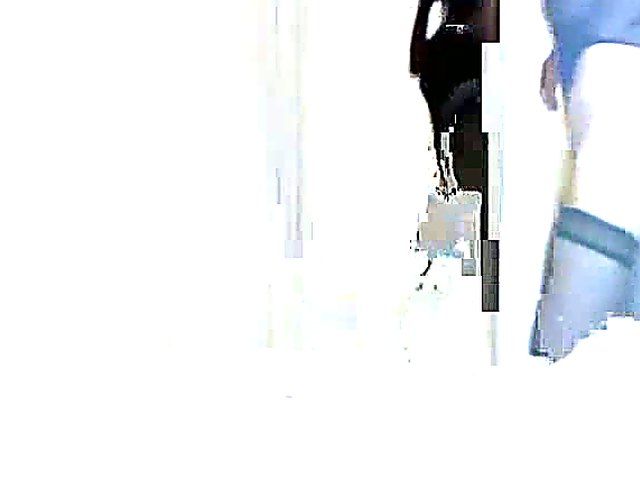 Brunette dresses up for hot sex