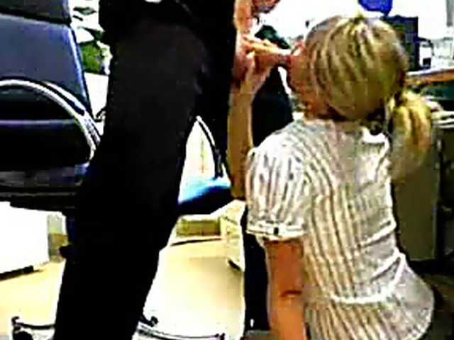 Hot blonde babe is looking for a raise