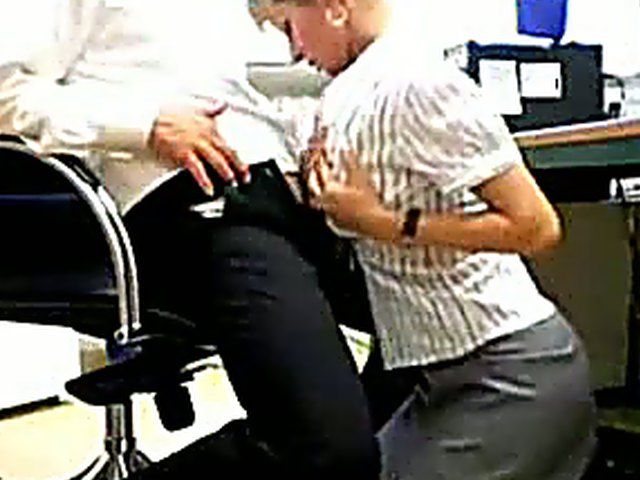 Hot blonde babe is looking for a raise