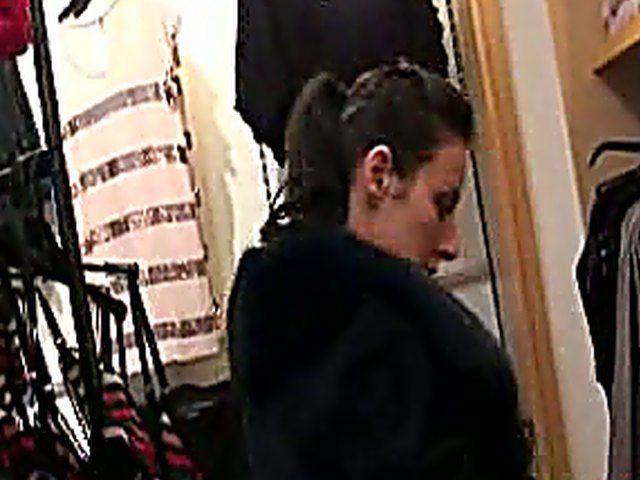 Spycam catches kinky sex in store