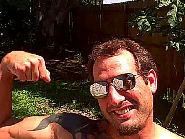 Sunshine falls upon the sexiness