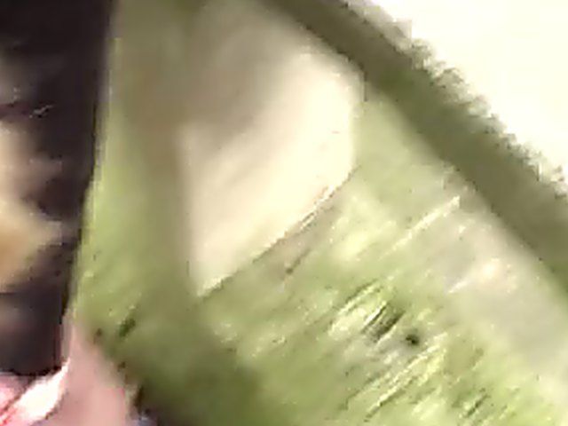 Blonde teen loves to get fucked outdoors