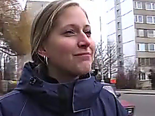 Blonde teen loves to get fucked outdoors