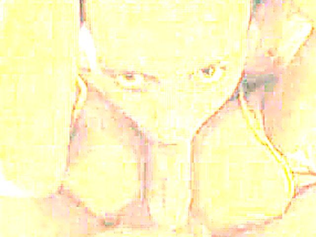 Young brunette babe with big tits sucks cock