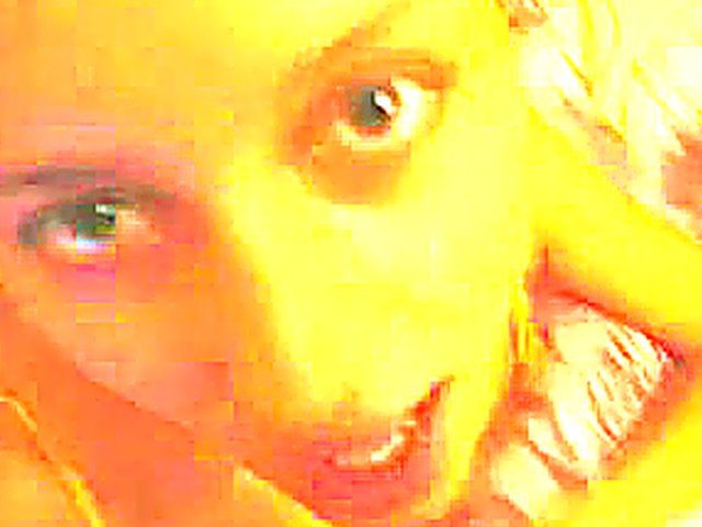 Young brunette babe with big tits sucks cock