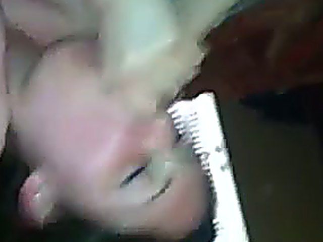 British teen chick was born to suck dick