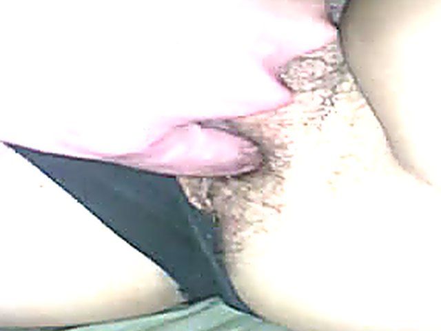 Hairy moist pussy gets fingered by her husband