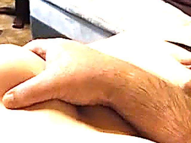 Fat chick gets her big tits played with