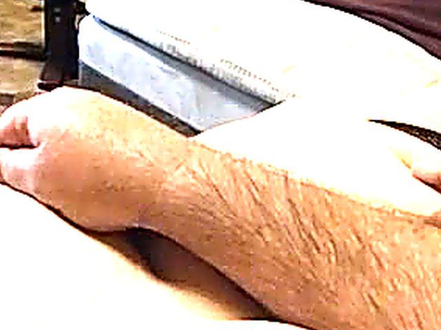 Fat chick gets her big tits played with