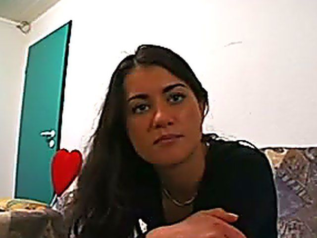 Innocent babe is persuaded to finger her pussy