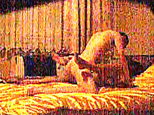 Hot couple have hot sex on luxurious sheets