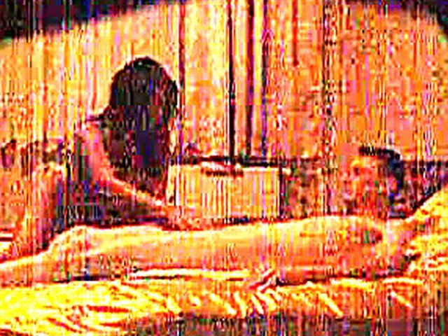 Hot couple have hot sex on luxurious sheets