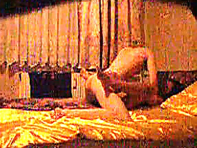 Hot couple have hot sex on luxurious sheets