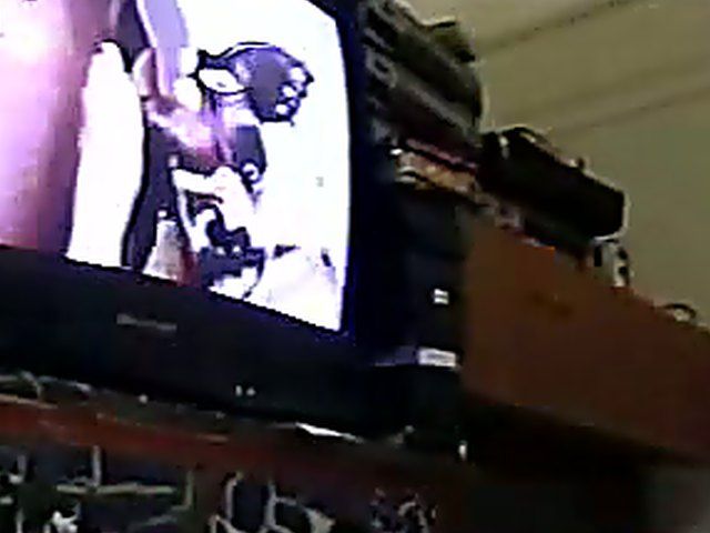 Sexy white chick fucks two big black cocks