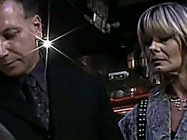 Horny couple fuck at a live porn show