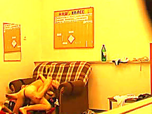 Boyfriend hides camera as he fucks his girlfriend