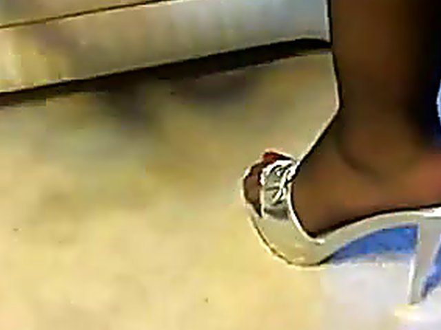 Beautiful long legs look good in high heels