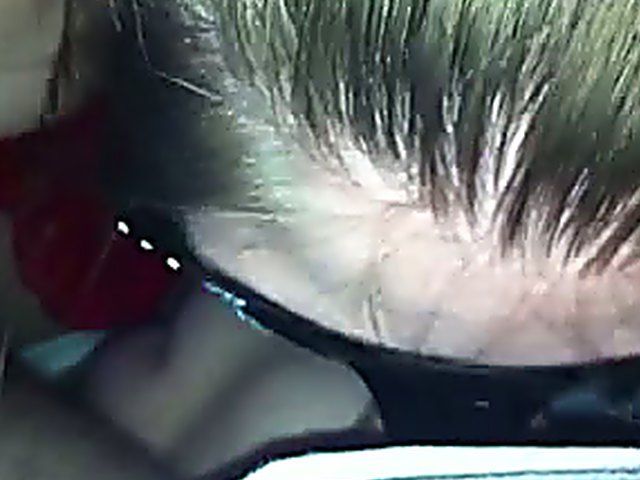 Masked babe sucks on a big hard dick