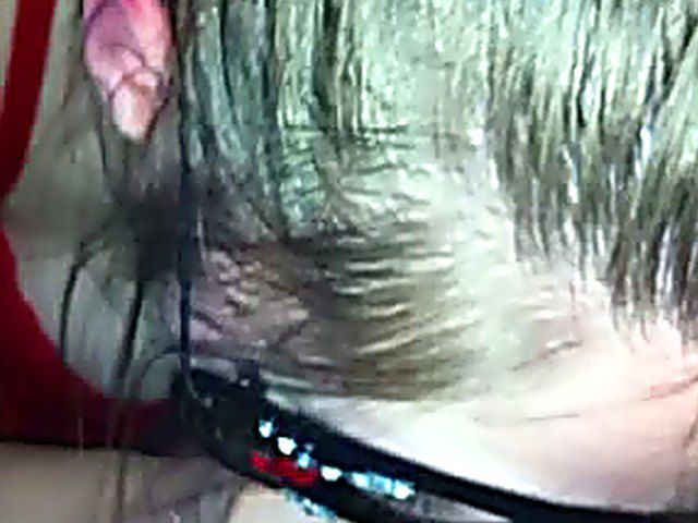 Masked babe sucks on a big hard dick