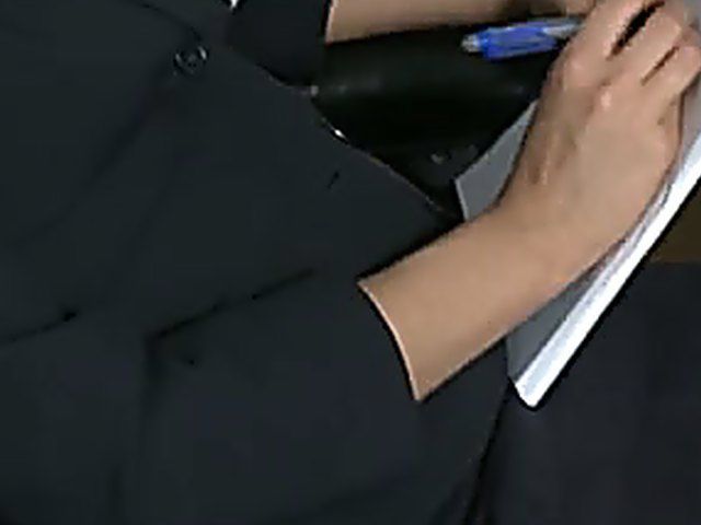 Horny secretary sucks and fucks her boss