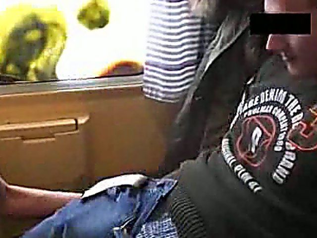 German babes suck on a total strangers cock