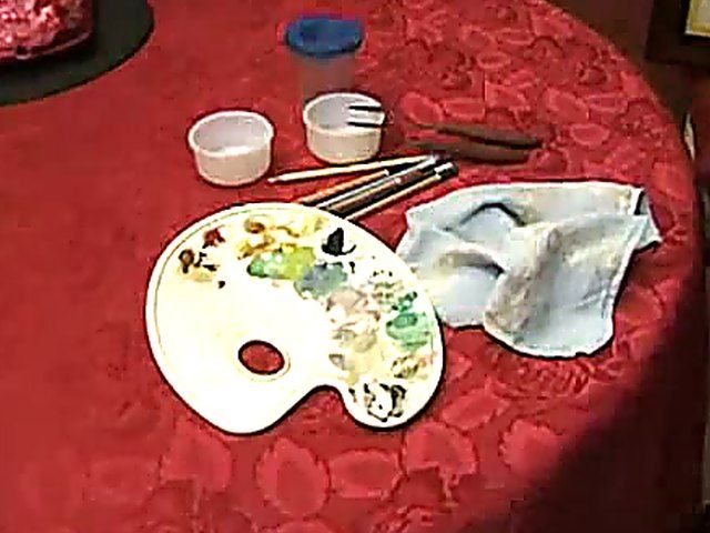 Mature artist gets a hard gang bang