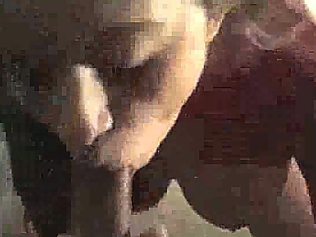 Mexican wife gets cum over her massive tits