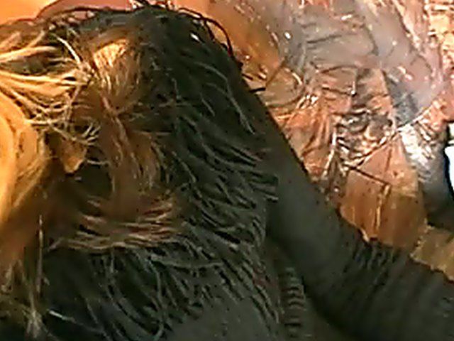 Excited German slut has an orgasm after oral