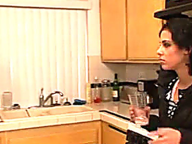 Sensational babe gets her pussy pampered by husband