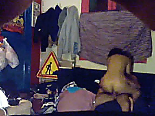 College guy secretly films himself fucking his girlfriend