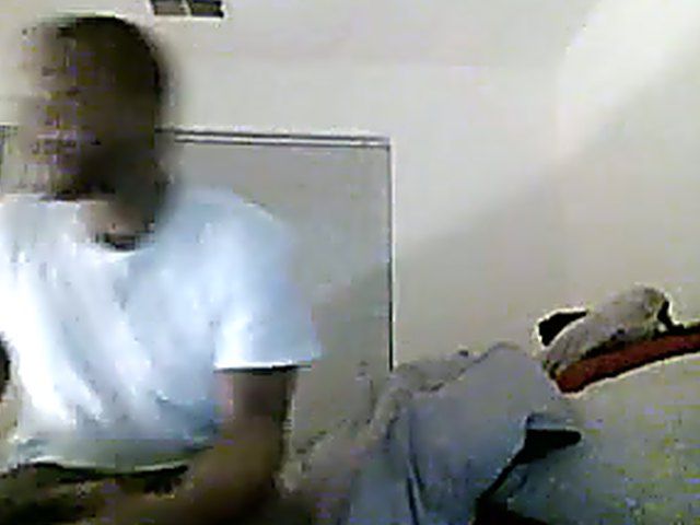 Good looking black couple get horny in bed