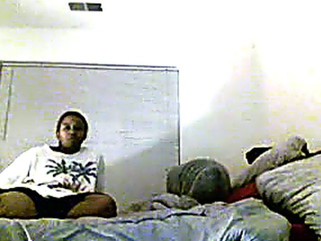 Good looking black couple get horny in bed