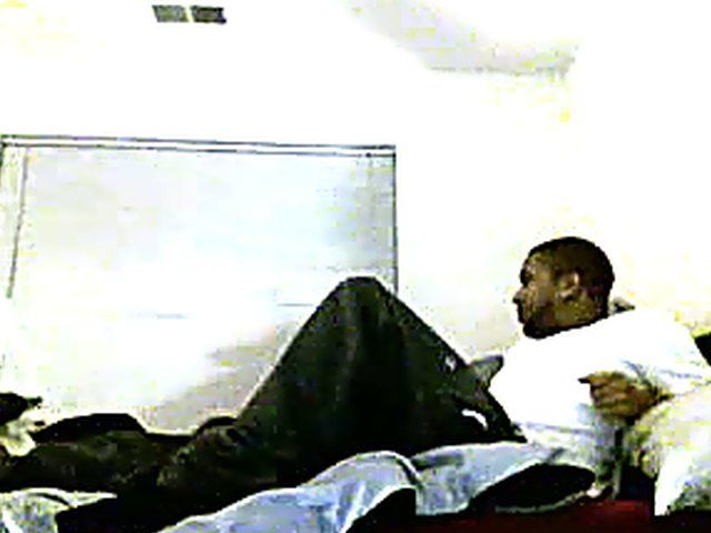 Good looking black couple get horny in bed