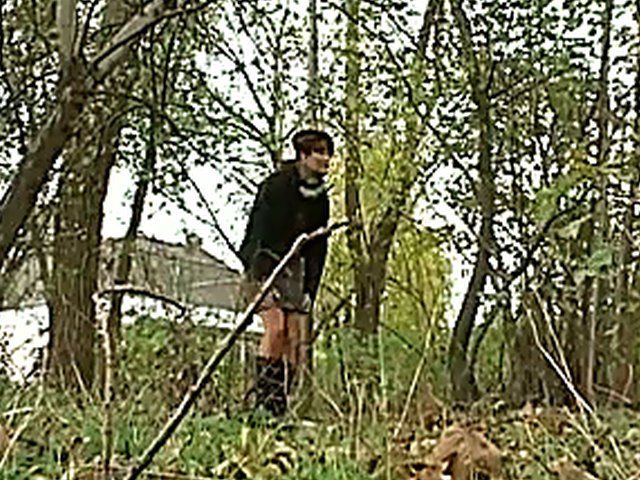 Outdoor anal adventure of a German chick