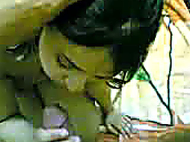 Chubby Arabian bride sucks her husbands fat cock