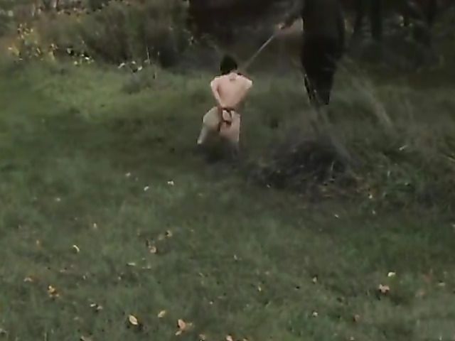 Painful tit bondage and pussy stimulation