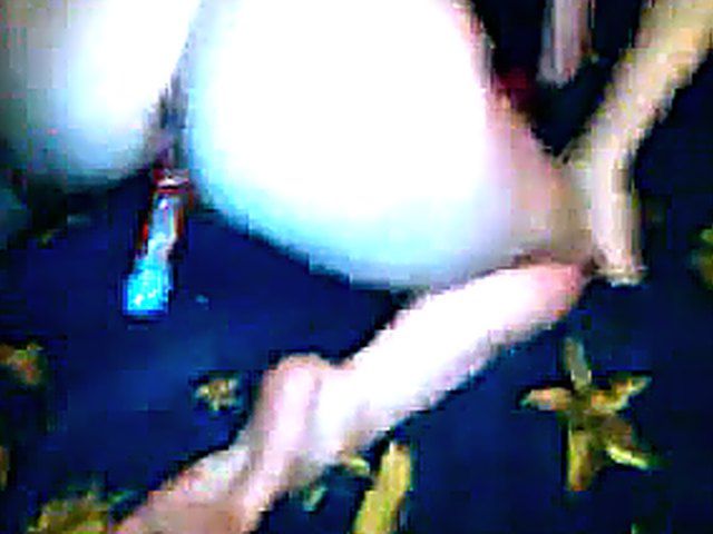 Two chicks take turns with a huge cock