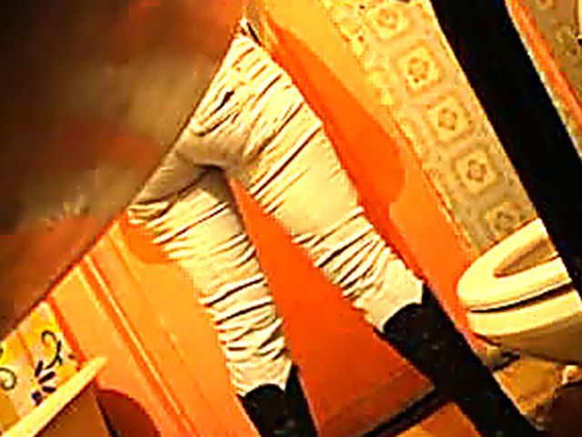 Spy camera catches hot students taking a piss