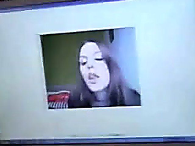 Young chick deep throats a big hard cock