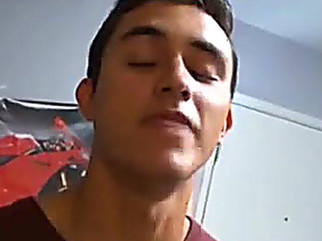 Two young chicks fuck a handsome young stud