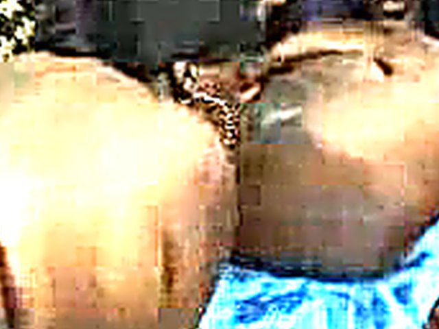 Ebony lesbians with massive tits play with toys