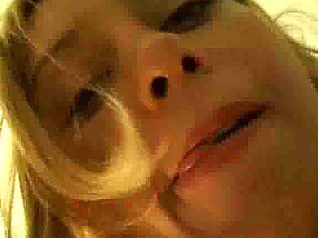 Blonde babe gets fucked by big hairy man