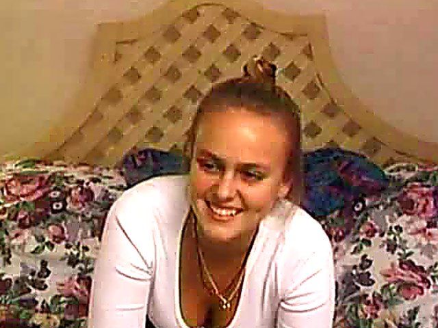 White chick strips naked for her black boyfriend